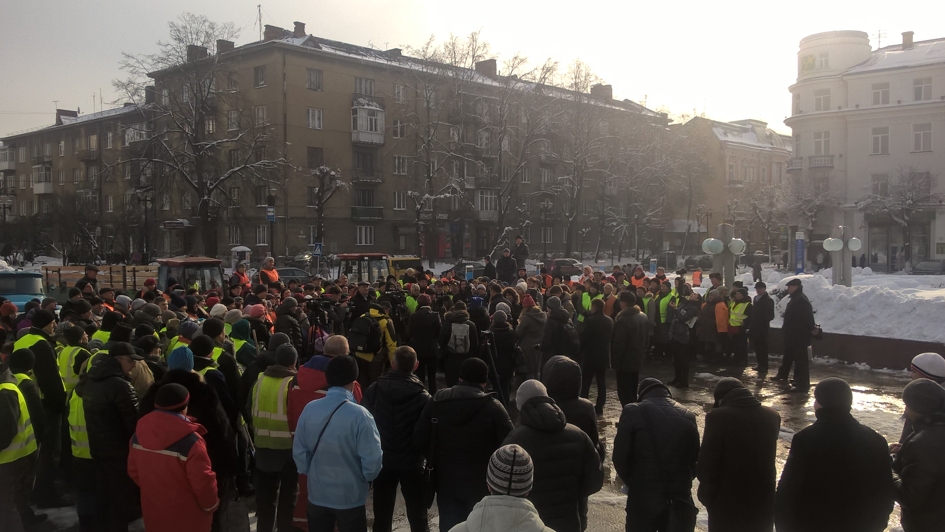 Збір прибиральників комунальних підприємств